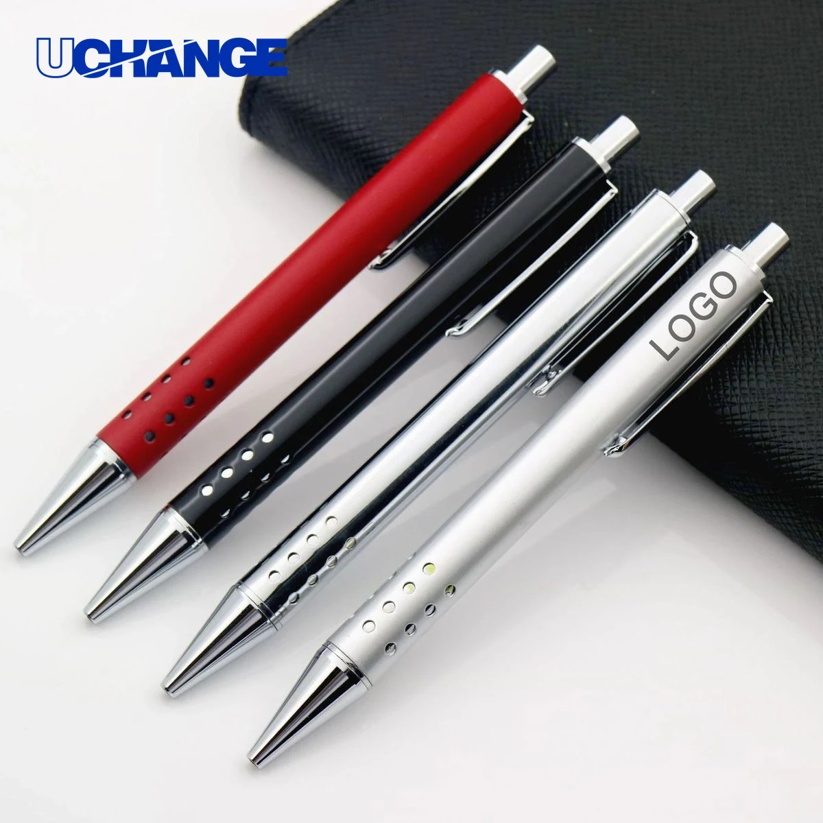 Chrome Metal Ballpoint Pen for Business & Executive Writing, custom pen with logo imprint 1