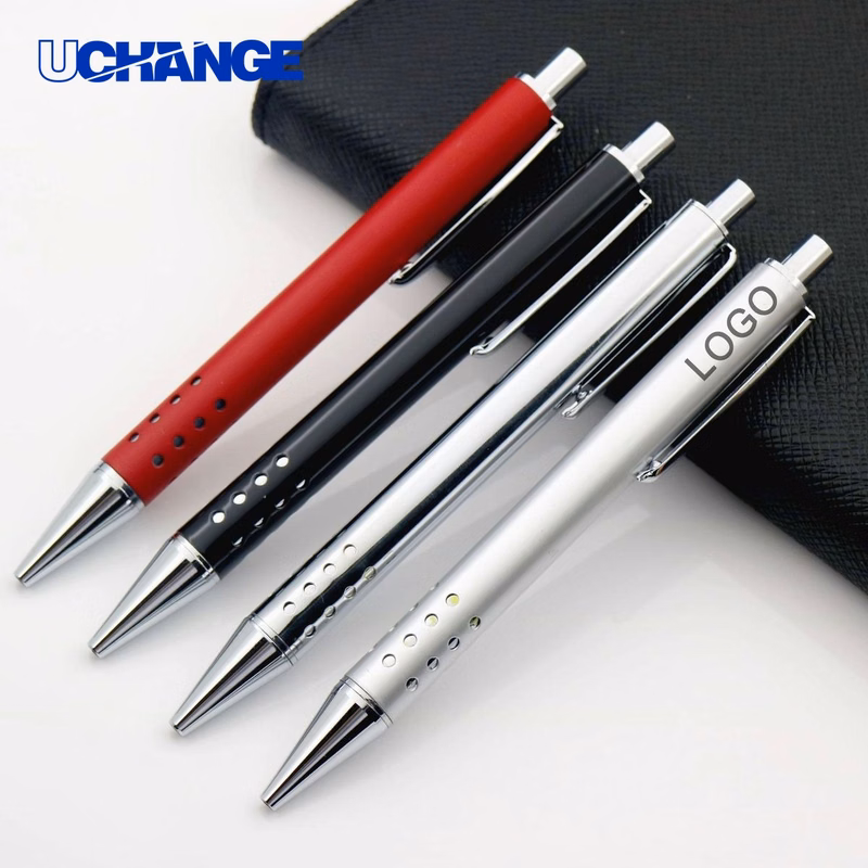 Chrome Metal Ballpoint Pen for Business & Executive Writing