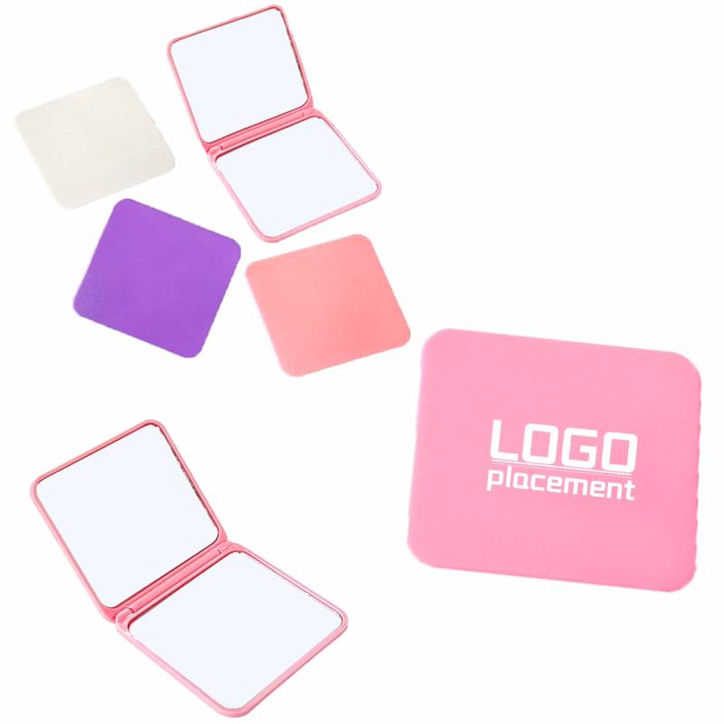 Customized square double-sided folding mirror
