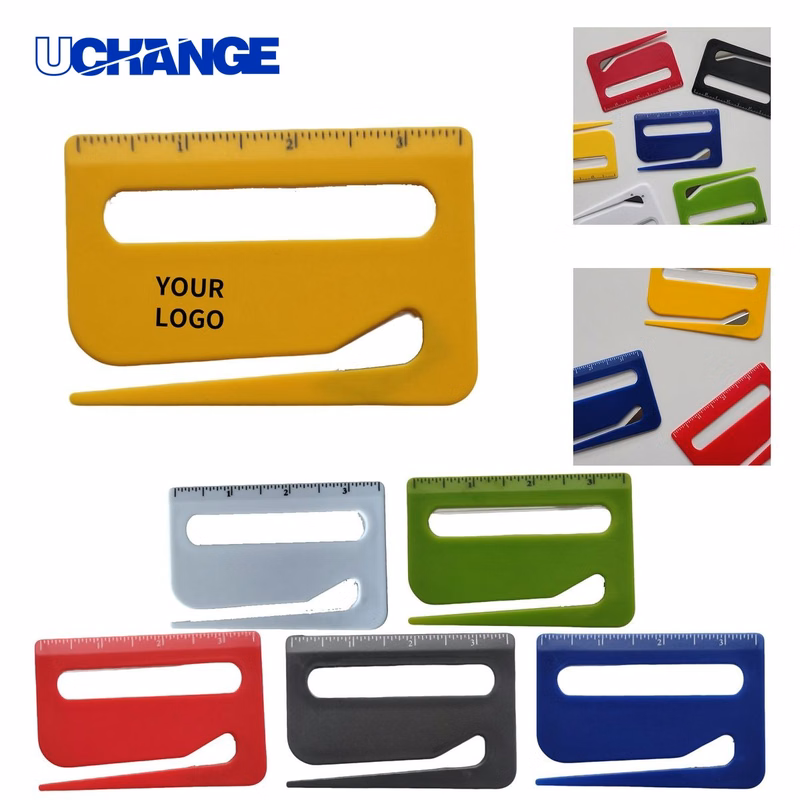 Three in One Mail Opener Tool with Ruler and Magnifier