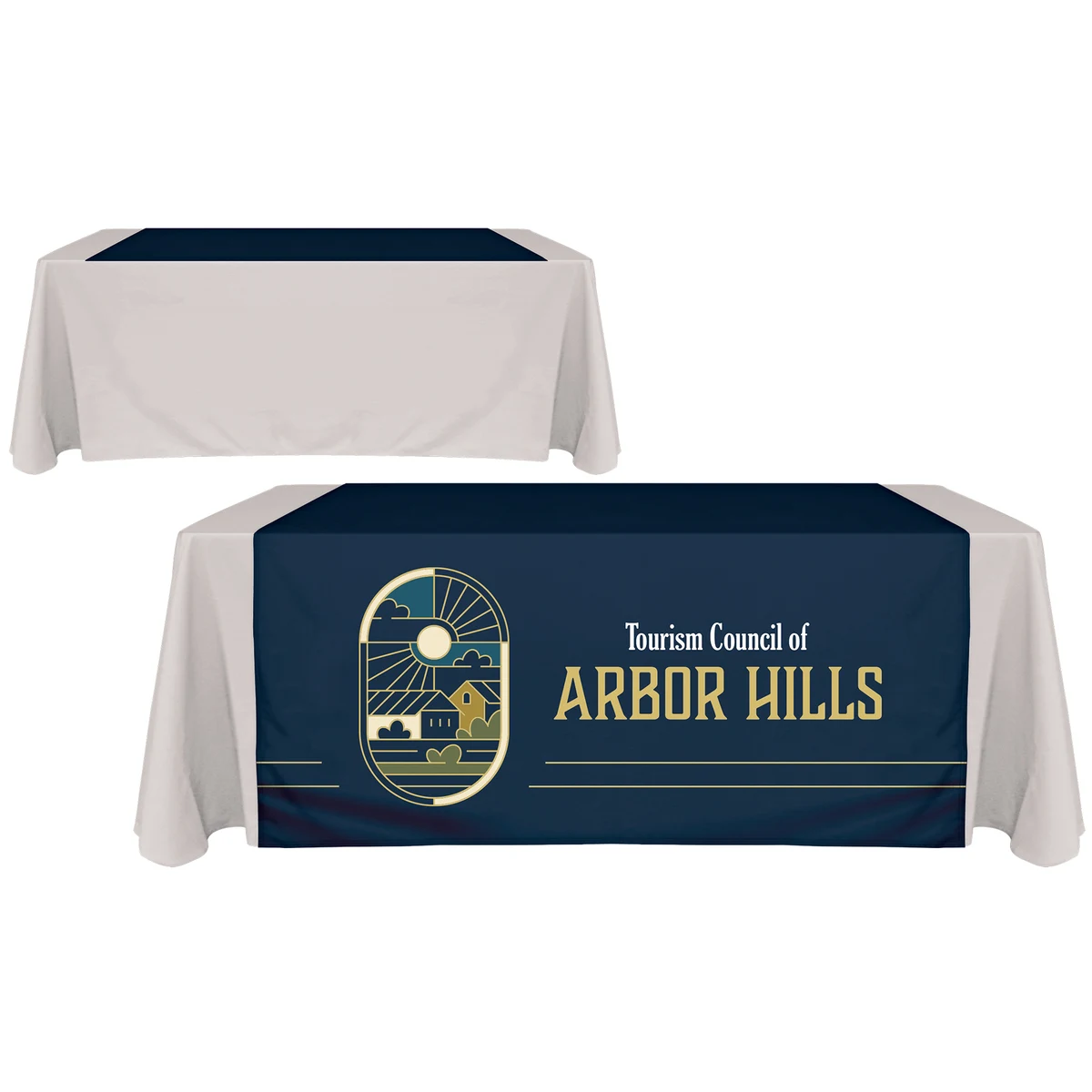 60" x 60" Digitally Printed Table Runners 1