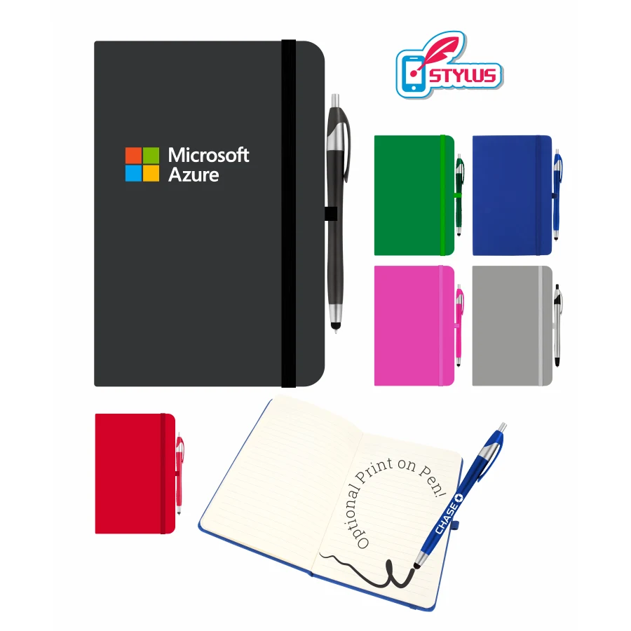 Union Printed - Royal - Eco Journal with Stylus Pen - Full Color Print 1