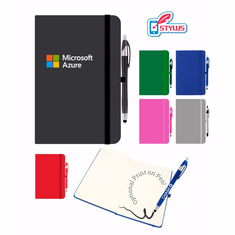 Union Printed - Royal - Eco Journal with Stylus Pen - Full Color Print