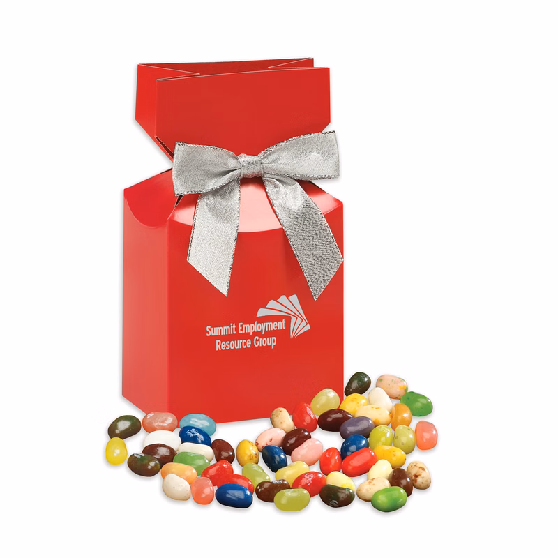 Jelly Belly Jelly Beans in Red Premium Delights Gift Box