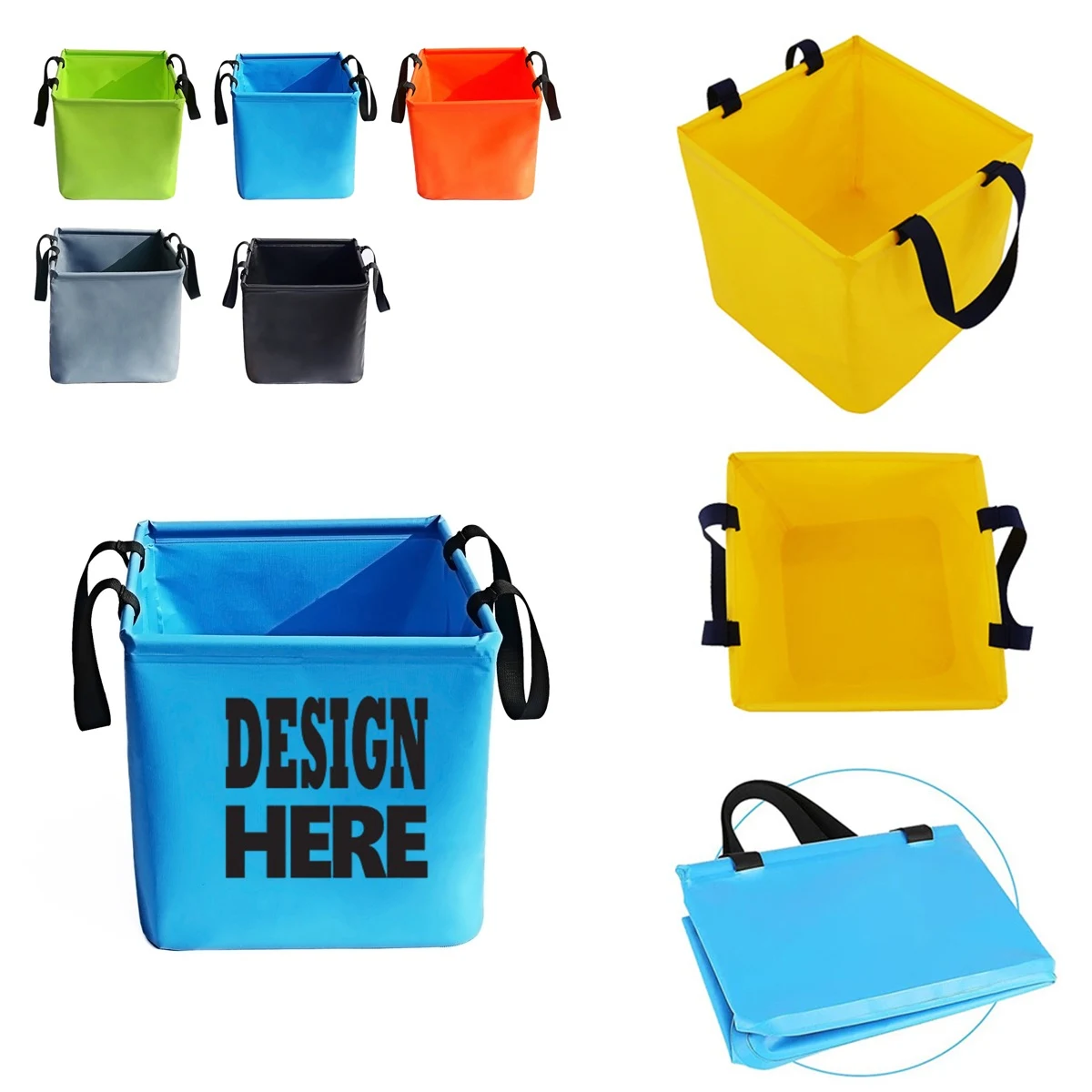 Square Foldable Water Bag 1