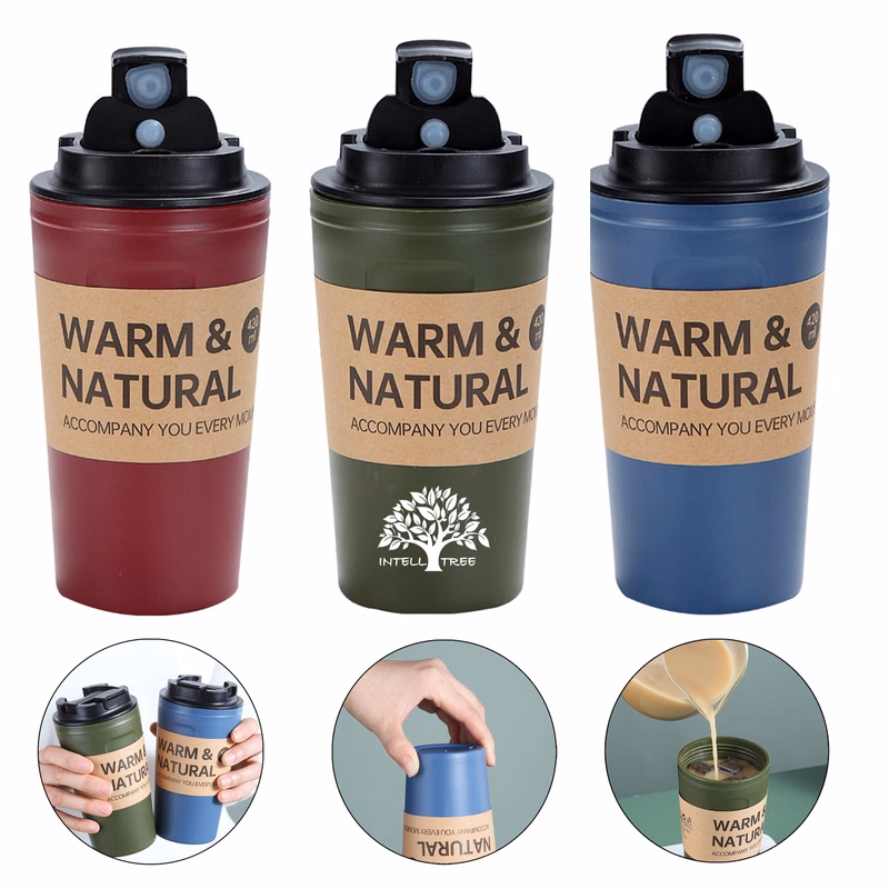 14oz Portable Coffee Cup w/ Flip Lid