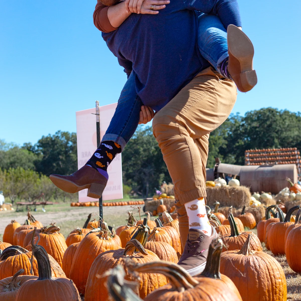 Synthetic Blend Fall Socks - Autumn Performance with Modern Materials - American Made 1