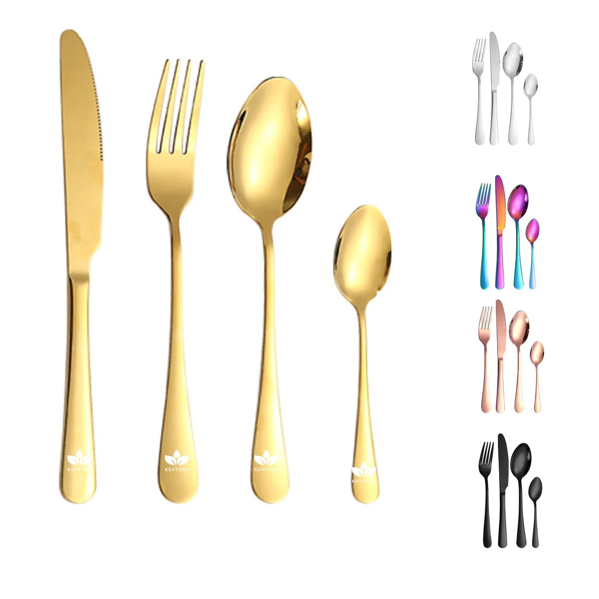 Silverware Flatware Cultery Utensils Set Of 4 1