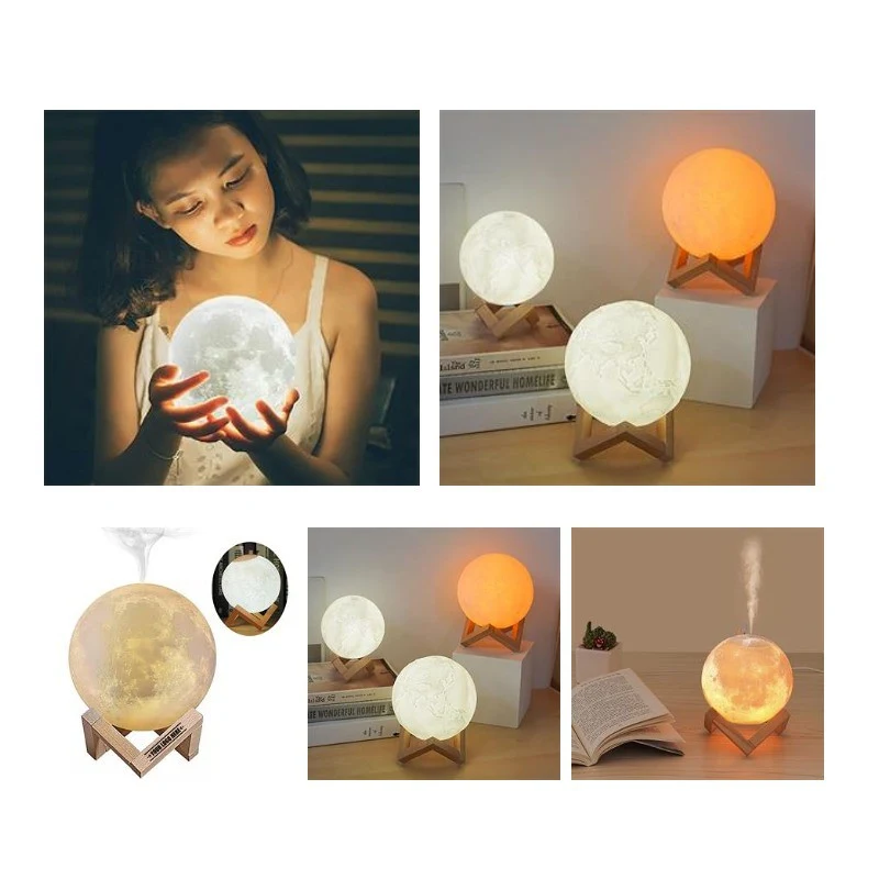 Wireless Humidifier 3D Moonlight 1