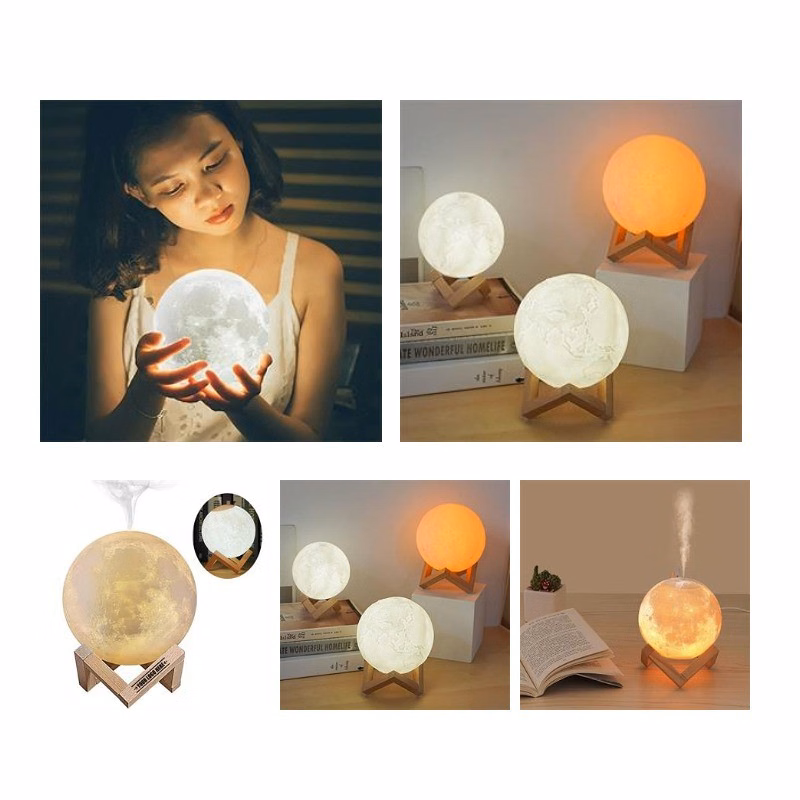 Wireless Humidifier 3D Moonlight