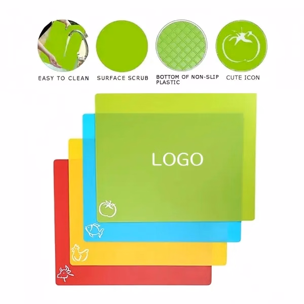Flexible Grip Cutting Board with Non-Slip Kitchen Mat