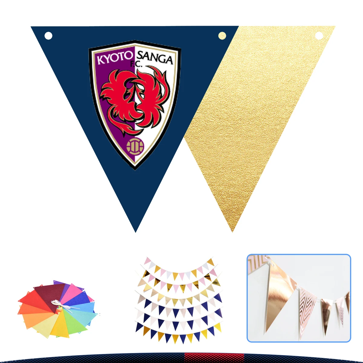 Holiday Triangle String Flags 1