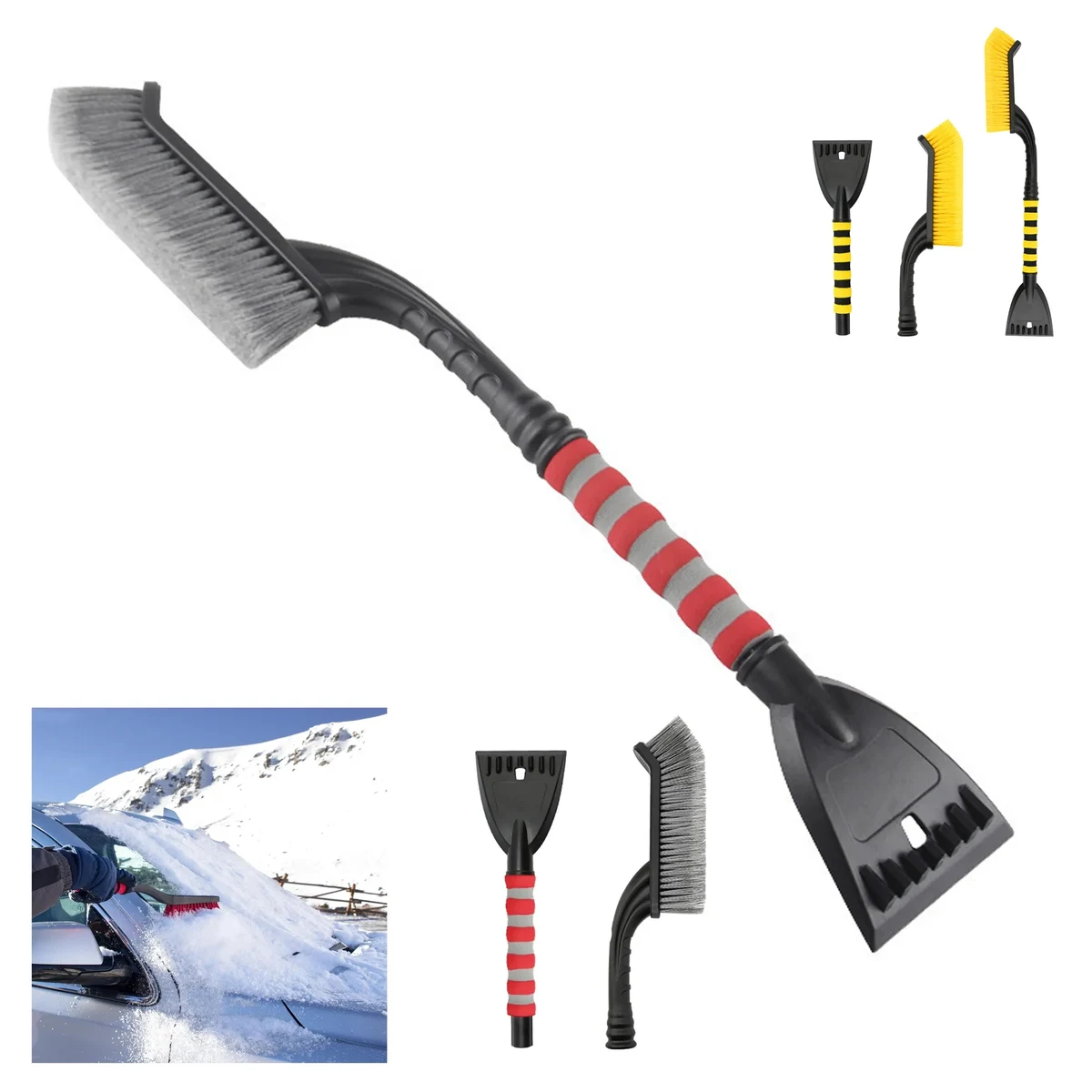 Snow Brush Shovel With Foam Grip 1