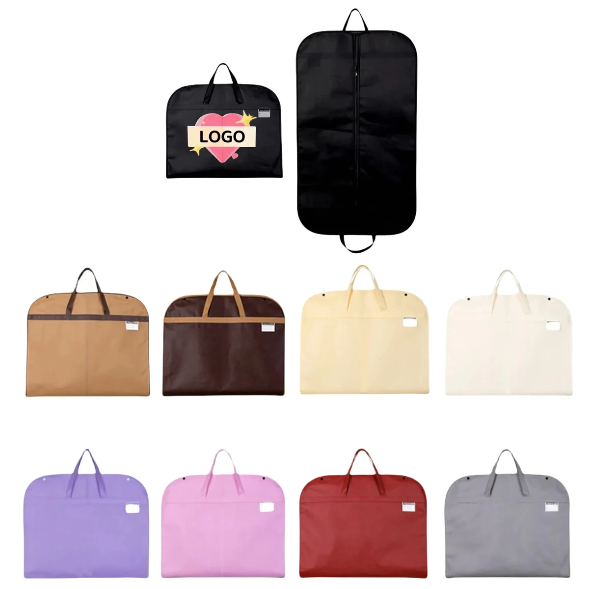Non-Woven Fabric Travel Garment Bags Environmentally Friendl 1