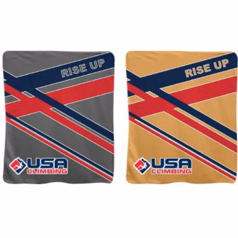 Sublimated Imported Fleece 2-Tone Blanket, Front & Back