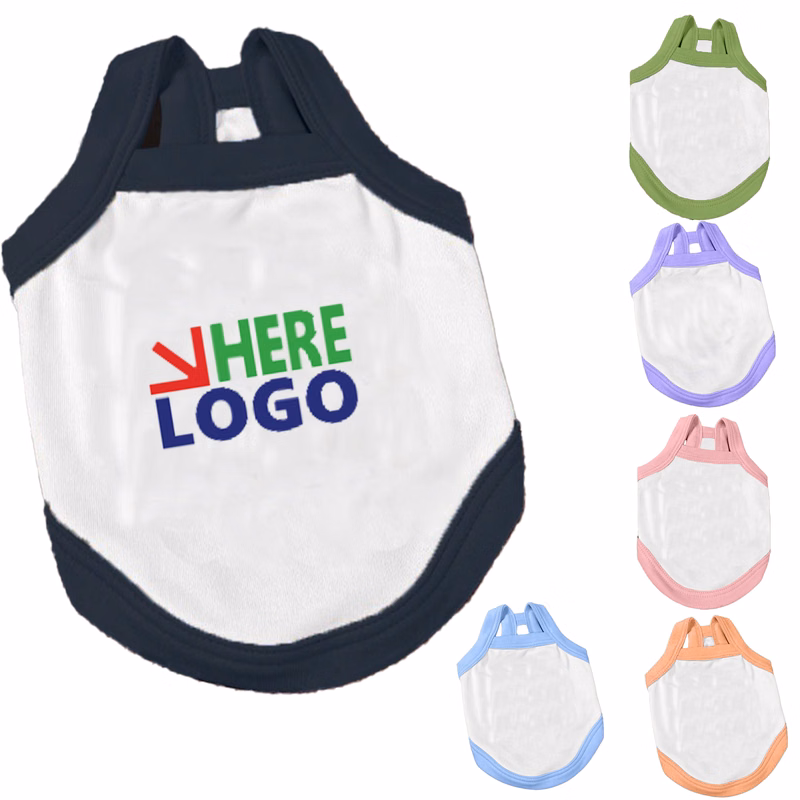 Custom Logo Pet Vest ?C Blank Shirt for Small Dogs & Cats