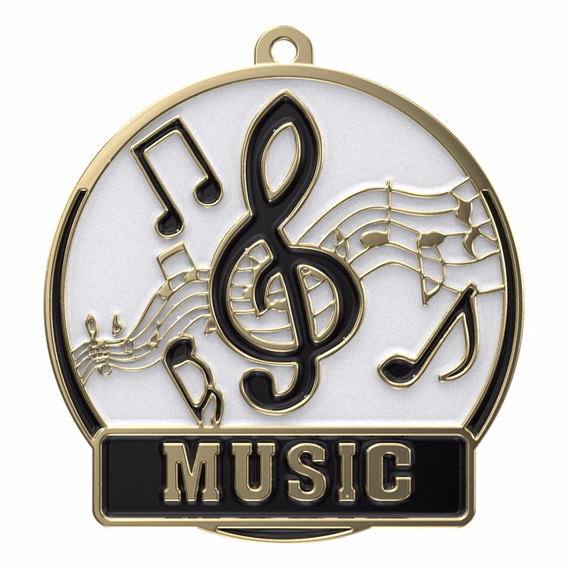 Music High Tech Medallion (2")