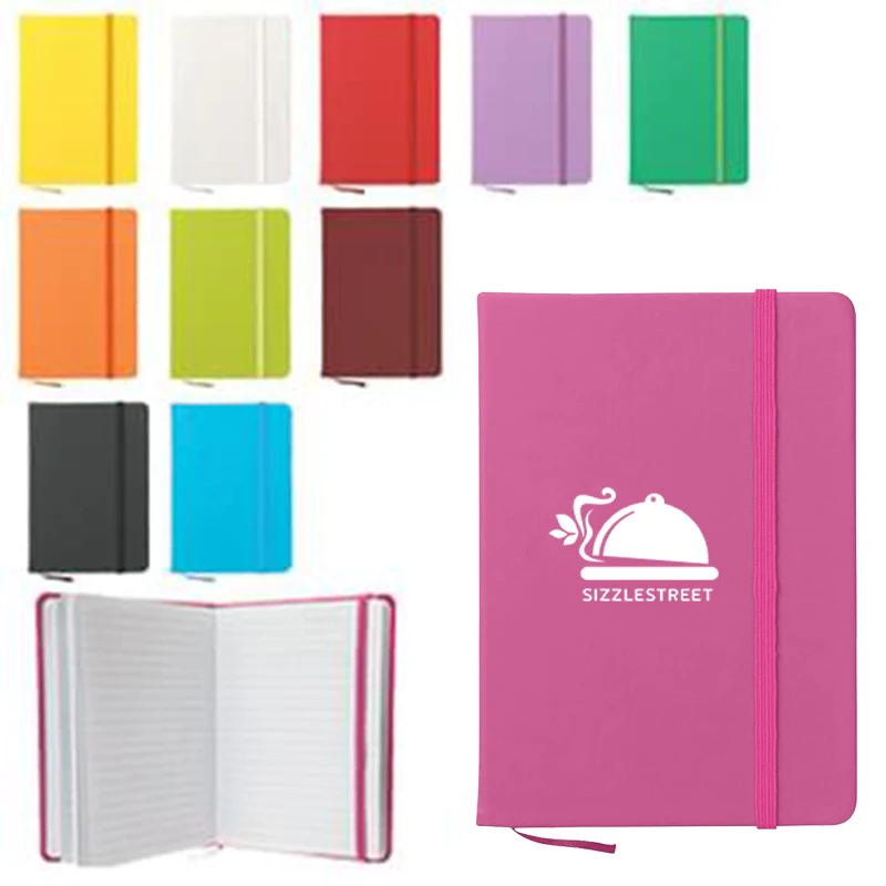Handy Notebook with Bookmark and Strap 1