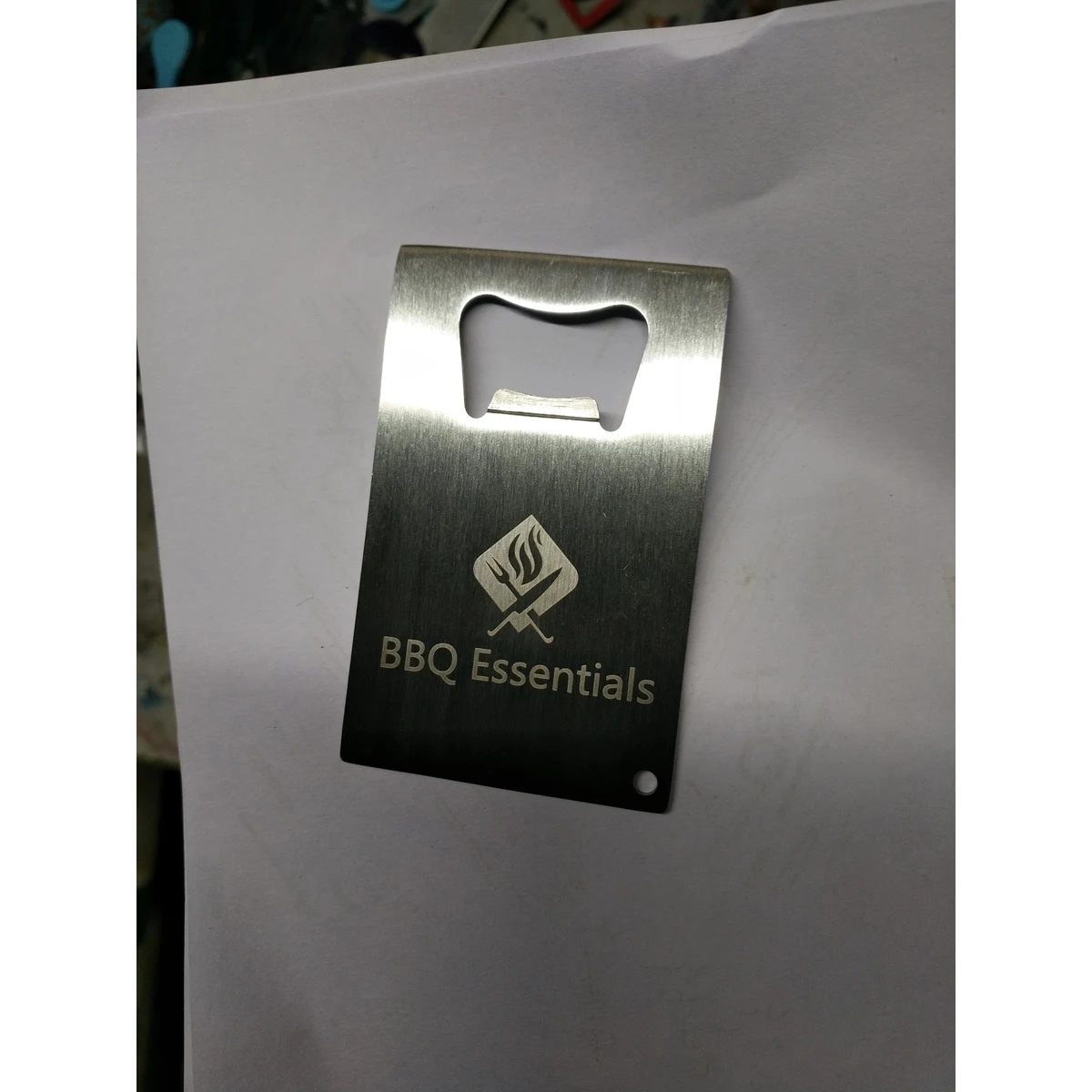 Credit Card Polished Bottle Opener 1