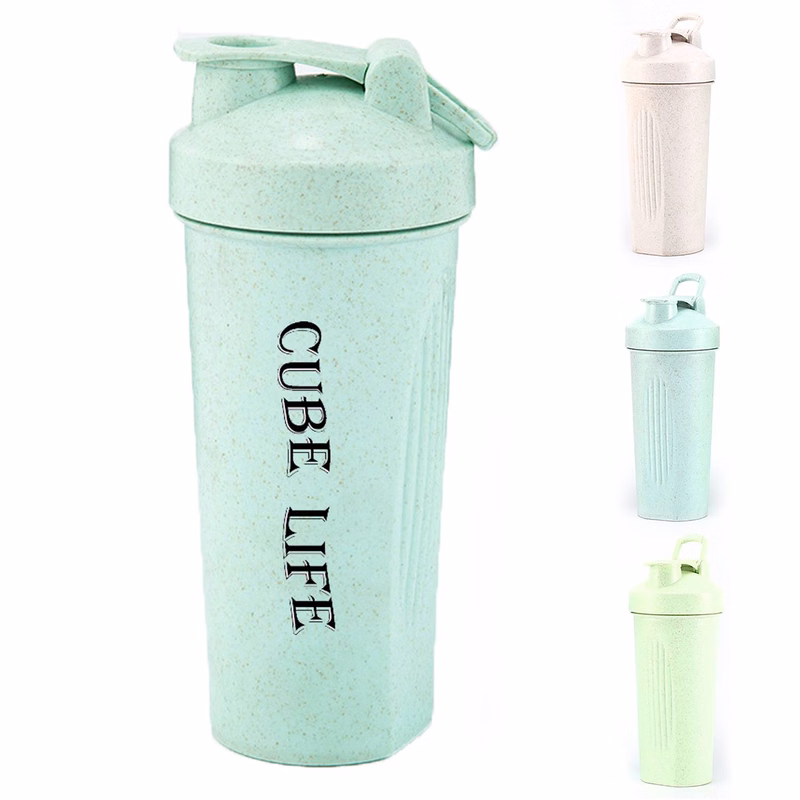 20oz Eco - Friendly Wheat Straw Shaker Bottle