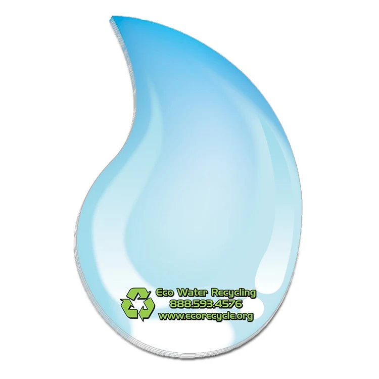 Adhesive Note Shape - Water Drop (4x6) - 100 Sheets 1