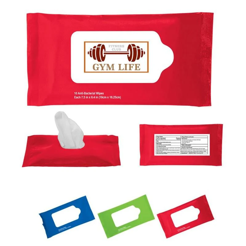 Sanitizer Wipes in Re-sealable Pouch 1