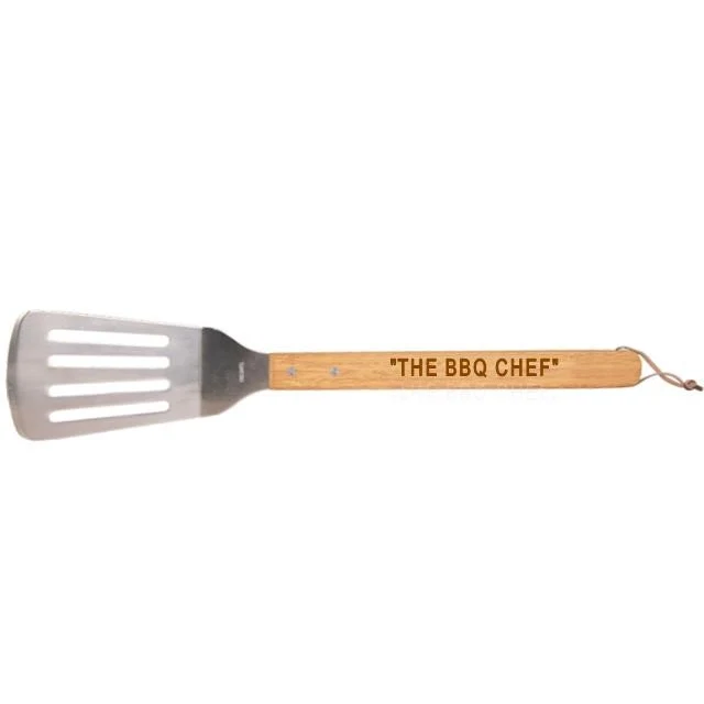 Natural Bamboo Handle BBQ Fork 1