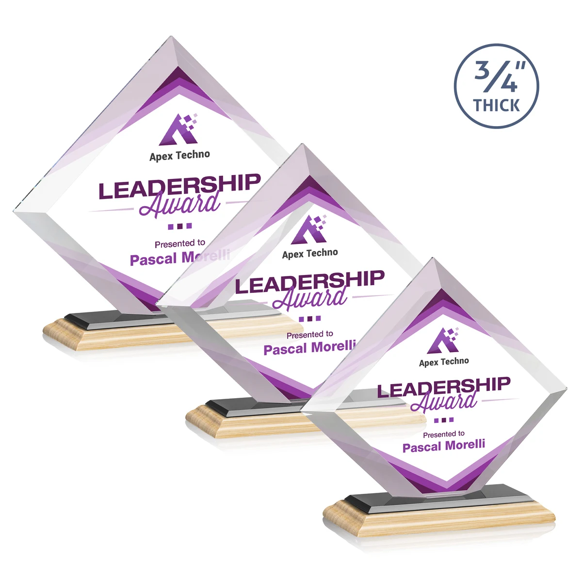 Belaire VividPrint™ Award - Bamboo/Black 1