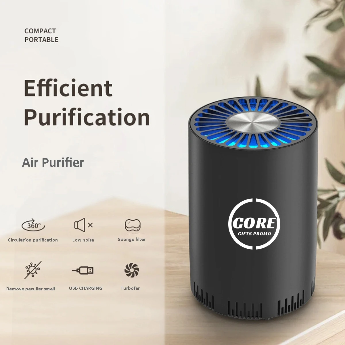 Air Purifier Small Portable Cleaner With HEPA Filter 1