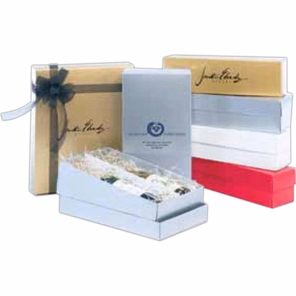 White Gloss 2-Piece Folding Set Up Wine Box