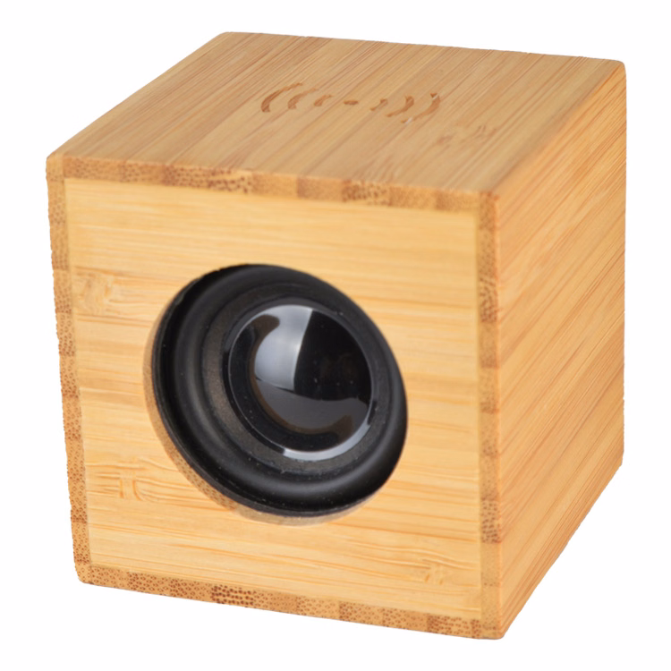Bamboo Bluetooth Speaker with Standard Packaging