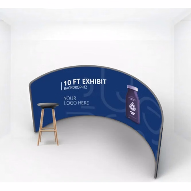 10 ft Exhibit Backdrop H2 - Double Sided(10Ft x 5Ft)