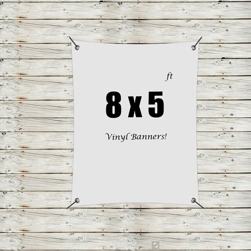 Custom 8' x 5' Vinyl Banners 1