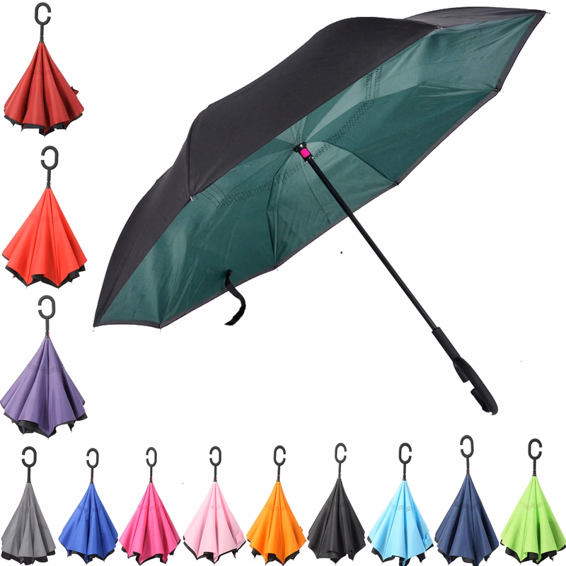 C-shape Handle Inverted Umbrellas
