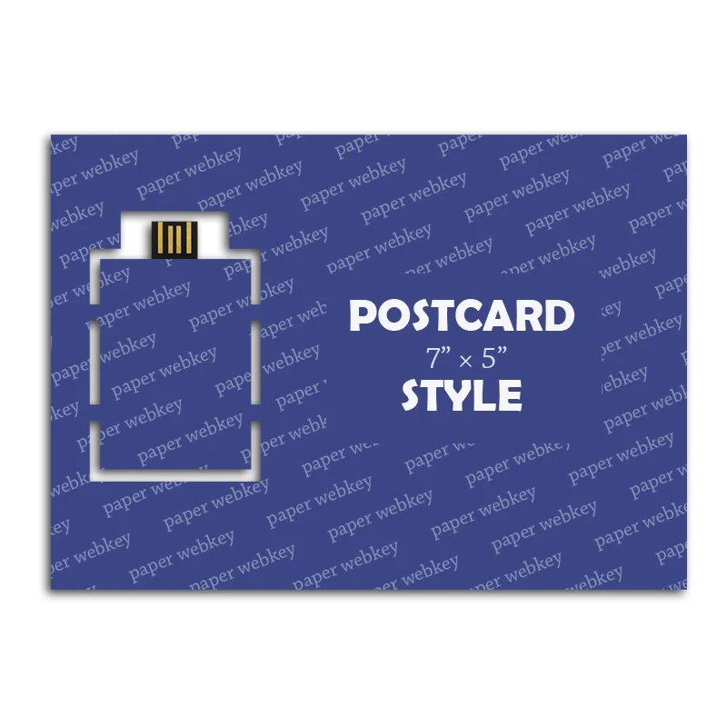 7 inch Postcard 7" x 5" Paper Webkey 1