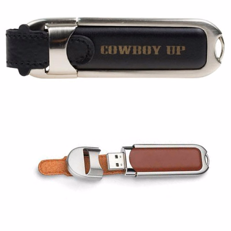 Leather Buckle USB Flash Drive