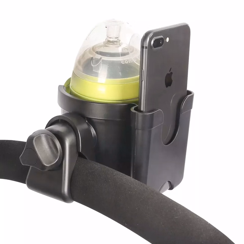 Stroller Cup Holder with Phone Holder