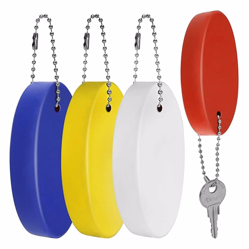 Oval Foam Floating Keychain