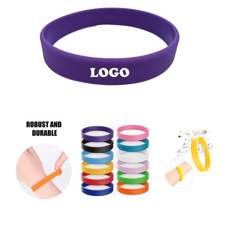 Custom Silicone Wristbands MOQ 50 pcs