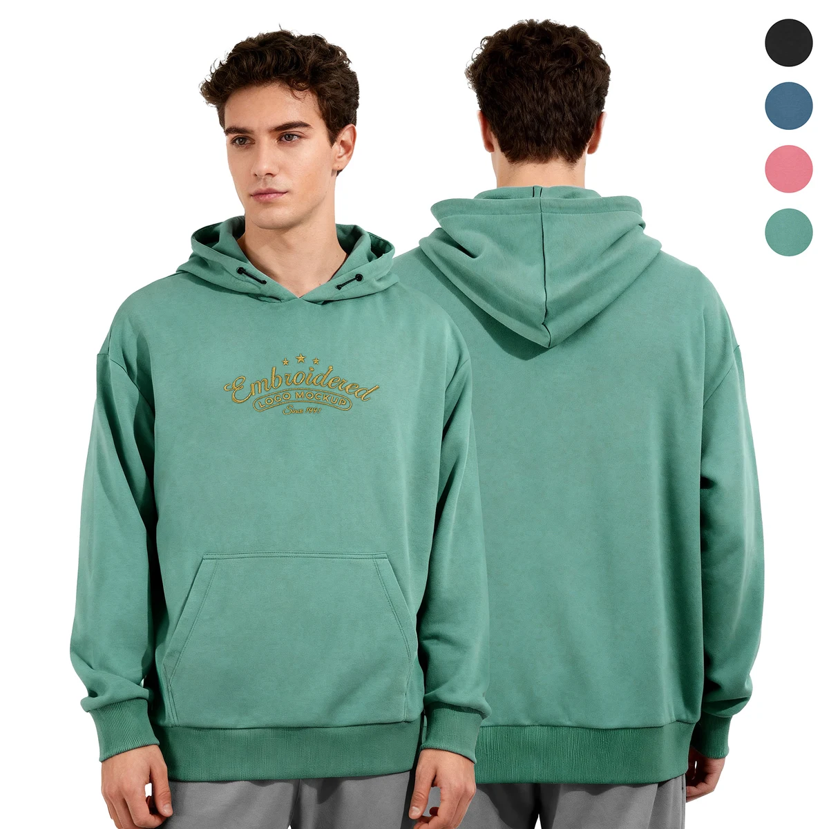 Men's Classic Pullover Hooded Sweatshirts, custom hoodie or sweatshirt with logo imprint 1
