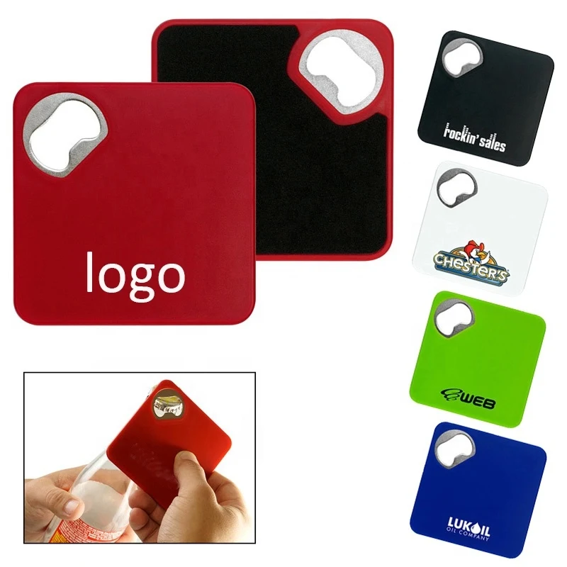 Magnetic Coaster With Bottle Opener 1