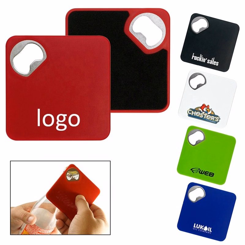 Magnetic Coaster With Bottle Opener