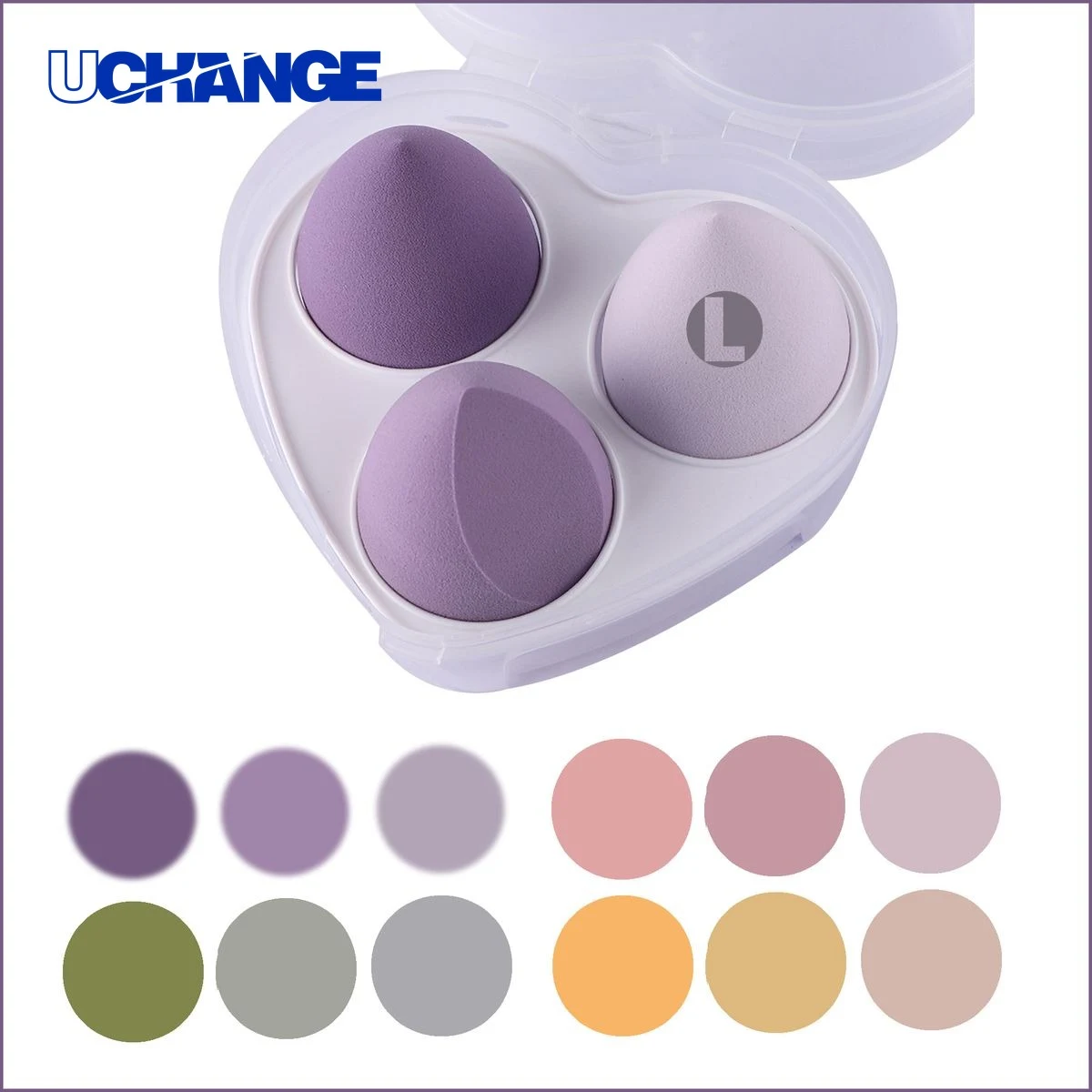 Makeup Sponge Set with Case 1
