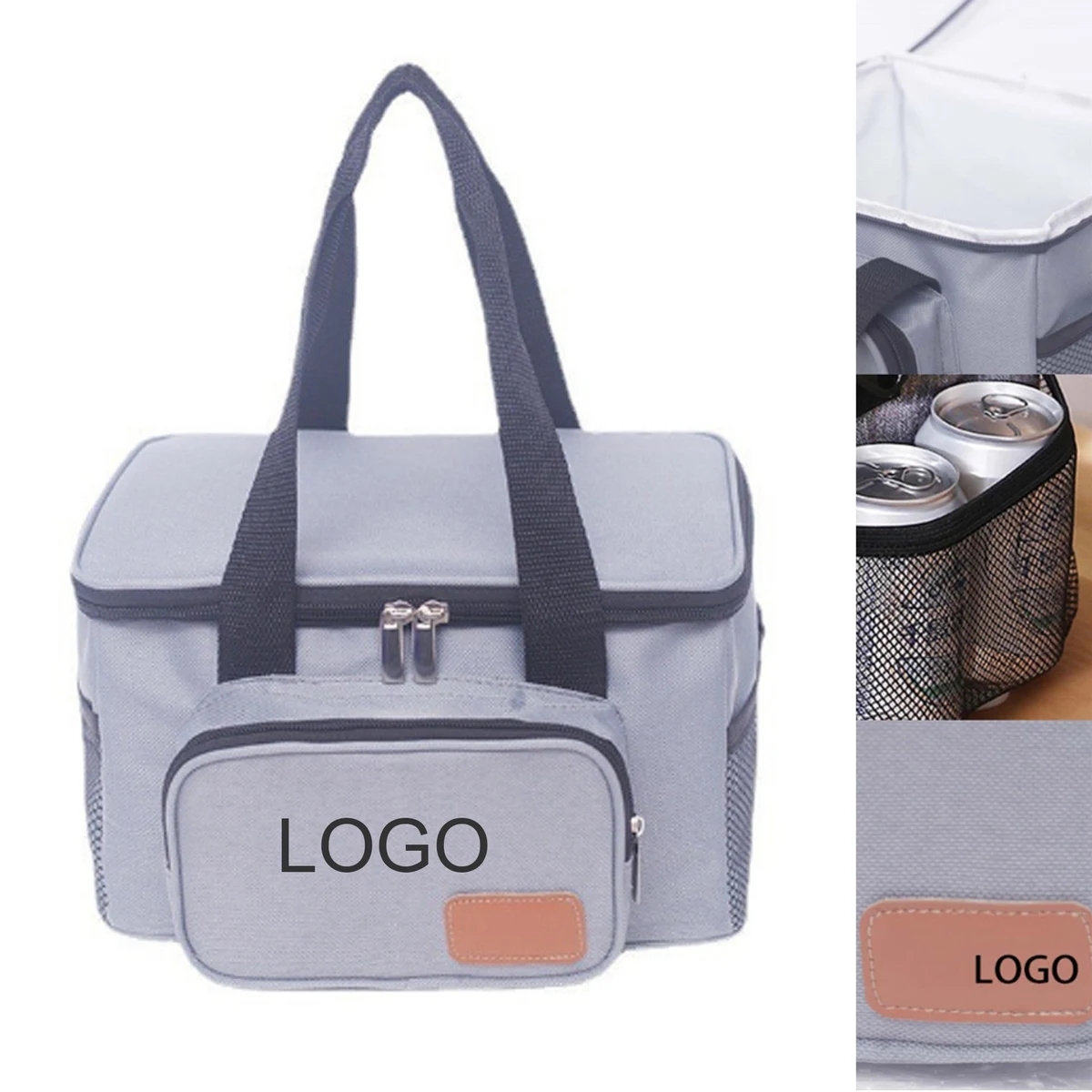 Double Layer Waterproof Insulated Lunch Bag 1
