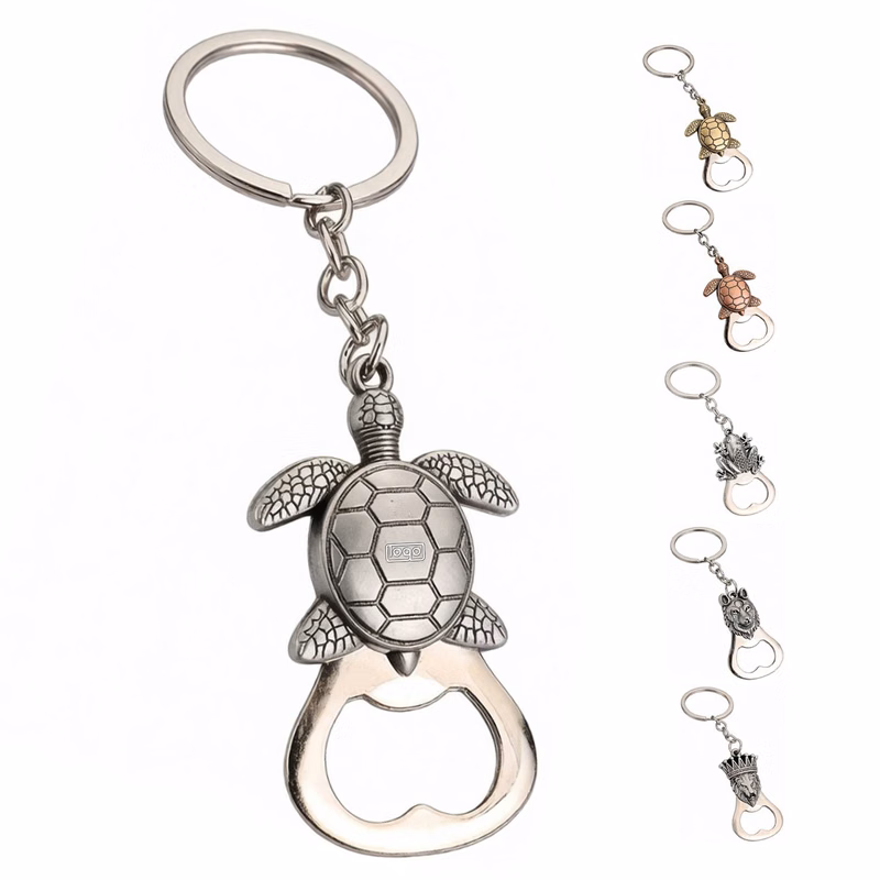 Vintage Animal Bottle Opener Keychain
