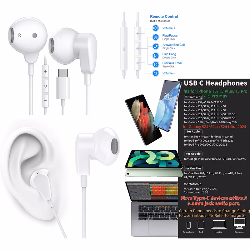 iBank ® USB-C Wired Earbuds