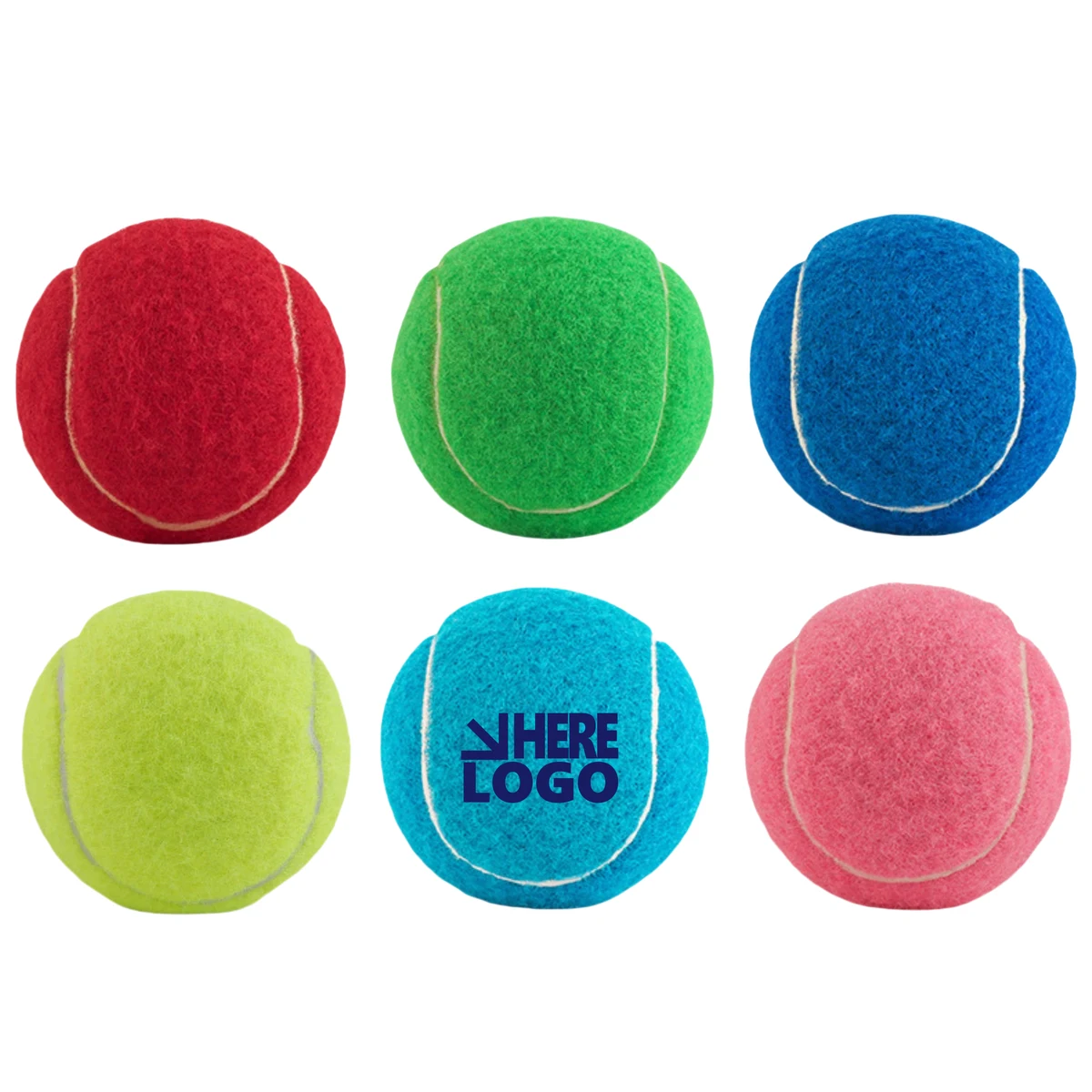 Rubber Pet Tennis Balls Toy MOQ100 1