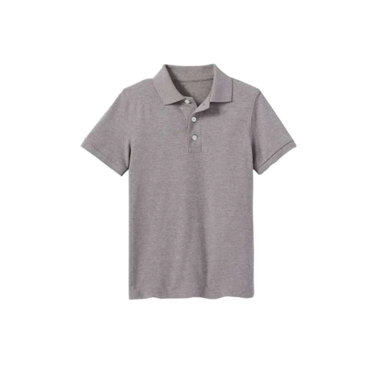 Uniform Polos - Small Heather Gray Short Sleeve 1