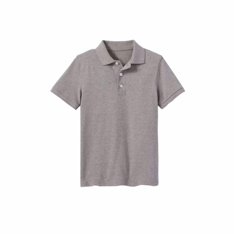 Uniform Polos - Small Heather Gray Short Sleeve