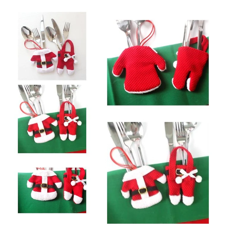 Christmas Clothes Cutlery Bag 1